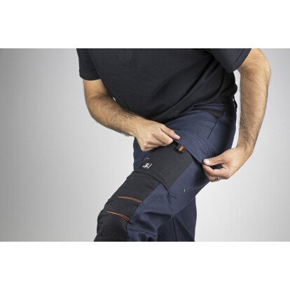 Pantalon bicolore multi-poches LMA CALAMINE