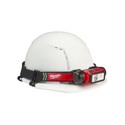 Lampe frontale rechargeable 600 LUMS- compatible caque-MILWAUKEE