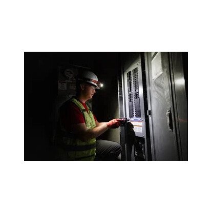 Lampe frontale rechargeable 600 LUMS- compatible caque-MILWAUKEE