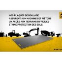 Plaque de roulage PREMIUM 2000x500x10mm - LODAX