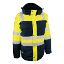 Parka jaune PARINO haute visibilité contre le FROID INTENSE - SINGER