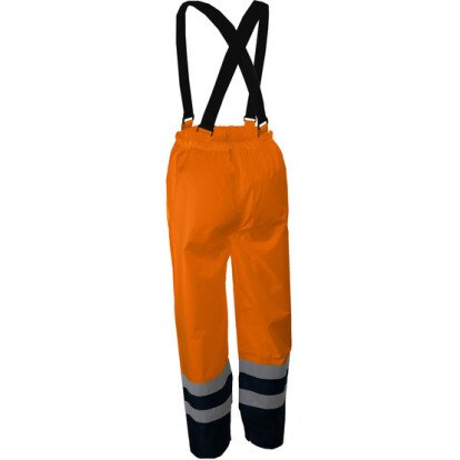 Pantalon de pluie à bretelle jaune haute visibilité - SINGER