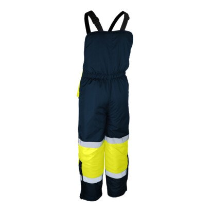 Cotte a bretelles haute visibilité jaune contre FROID INTENSE - SINGER