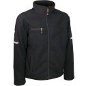 Veste polaire noire RIPSTOP