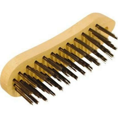 Brosse métallique violon 5 rangs acier trempé